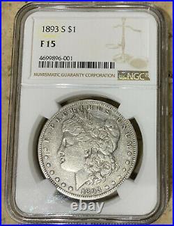 1893-S Morgan Dollar KEY date, beautiful coin, PL