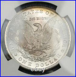 1896 Morgan Silver Dollar Beautiful TONED Collector Coin NGC CAC MS 64