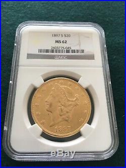 1897 S / 1897-S $20 Liberty Gold Double Eagle NGC Beautiful Coin