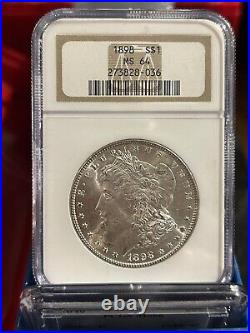 1898 $1 Morgan Silver Dollar NGC MS64 BEAUTIFUL COIN