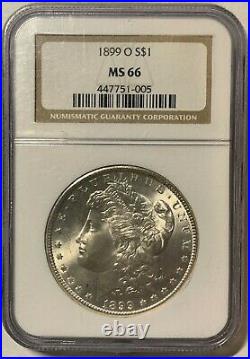 1899 -O Morgan Silver Dollar NGC MS 66 Beautiful
