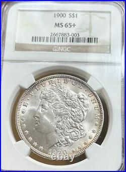 1900 Morgan Silver Dollar NGC MS65+ Beautiful PLUS Coin