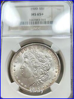 1900 Morgan Silver Dollar NGC MS65+ Beautiful PLUS Coin