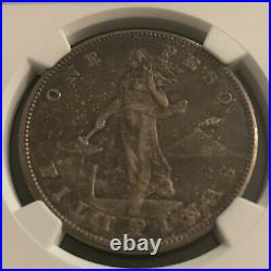 1903 US-Philippines Peso Silver Coin NGC AU55 Toned Beauty