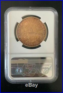 1904 $20 Double Eagle Liberty Head Gold Coin! NGC AU55! Beautiful Toning