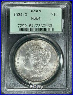 1904-o Morgan Silver Dollar Ngc Ms 64 Beautiful Coin Ref#3960
