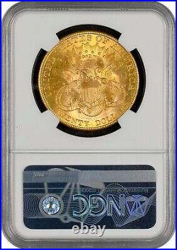 1907 $20 Liberty Gold Coin NGCMS62 -LOOKS UNDERGRADED-SHINY BLAZER! BEAUTIFUL