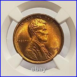1909 VDB Lincoln Wheat Cent NGC MS67 RED Beautiful Coin