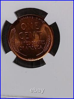 1909 VDB Lincoln Wheat Cent Penny NGC MS64RB Beautiful Coin