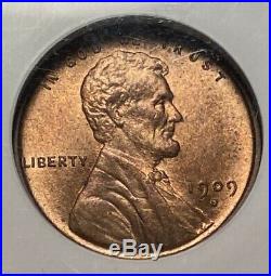 1909-s Vdb Key Date Lincoln Cent Ngc Ms64 Red Beautiful, Original Coin