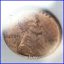 1909-s Vdb Lincoln Wheat Penny Ngc Ms65 Rb Key Date Old Holder Beautiful Coin