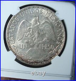 1910 Mexico $1 peso silver Beautiful coin Uncirculated NGC 61