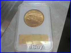 1911-D St. Gaudens $20 Gold Double Eagle NGC MS65 Beautiful Coin! RARER DATE