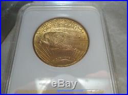 1911-D St. Gaudens $20 Gold Double Eagle NGC MS65 Beautiful Coin! RARER DATE