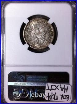 1915-d Barber Silver Quarter Ngc Ms 65 Beautiful Coin