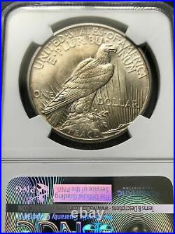 1921 Peace Dollar $1 NGC MS63 beautiful coin High Relief 1st year