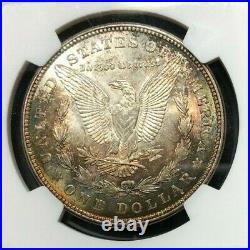 1921-d Morgan Silver Dollar Ngc Ms 63 Beautiful Monster Tone Coin Ref#54-043