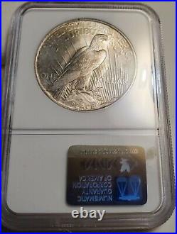1922P Peace Dollar NGC MS66 Beautiful coin
