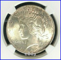 1922 Peace Silver Dollar Ngc Ms 65 Beautiful Coin Ref#91-003