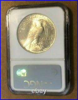 1923 $1 Silver Peace Dollar High Grade Ngc Ms 65 Bright Beauty