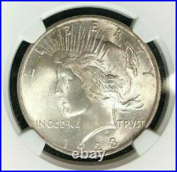 1923 Peace Silver Dollar Ngc Ms 65 Beautiful Coin Ref#94-010