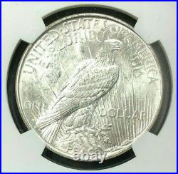 1923-d Peace Silver Dollar Ngc Ms 63 Beautiful Coin Ref#04-017