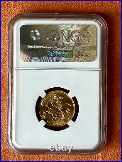 1925 Great Britain 1 Full Sovereign Gold Coin NGC MS65 GEM UNC BU BEAUTY