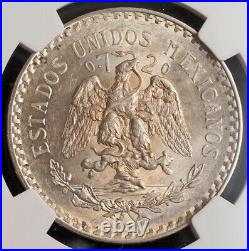 1926, Mexico (2nd Republic). Beautiful Silver Peso Coin. NGC MS-63