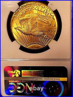 1927 $20 Saint Gaudens Gold Double Eagle Ngc Ms65 Beautiful Luster! Nice Coin