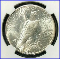 1928 Peace Silver Dollar Ngc Ms 61 Beautiful P. Q. Coin Ref#23-006