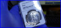 1929 B Great Britain Trade Dollar $1 NGC MS 66 Beautiful White Coin