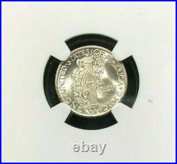 1935 Mercury Silver Dime Ngc Ms 66 Fb Full Bands Beautiful Coin Ref#75-005