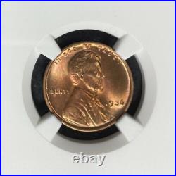 1936 Lincoln Wheat Cent Ngc Ms 67 Rd Beautiful Coin