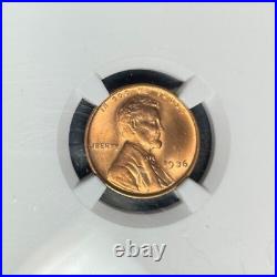 1936 Lincoln Wheat Cent Ngc Ms 67 Rd Beautiful Coin