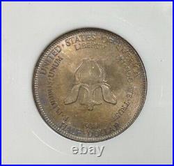 1938 New Rochel Commemorative Silver Half Dollarngc Ms66beautiful Coin#87-019