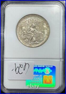 1938-s Texas Commemorative Silver Half Dollarngc Ms66beautiful Coin#51-021