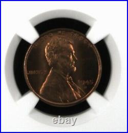 1945-D Lincoln Cent NGC MS67 RD Full Red Beautiful Registry Set Coin