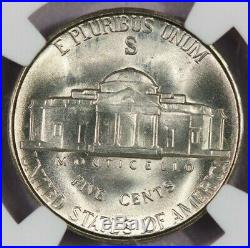 1945-S Jefferson Nickel NGC MS67 5FS FS Beautiful flashy coin