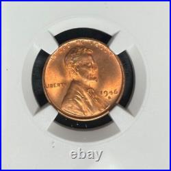 1946-s Lincoln Wheat Cent Ngc Ms 67 Rd Beautiful Coinref#14-012