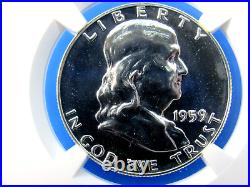 1955 to 1963 P, 9-Coin Set Franklin Half Dollars NGC Pf 68 Beautiful Set A03