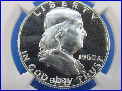 1955 to 1963 P, 9-Coin Set Franklin Half Dollars NGC Pf 68 Beautiful Set #A