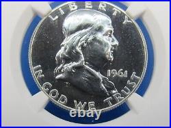 1955 to 1963 P, 9-Coin Set Franklin Half Dollars NGC Pf 68 Beautiful Set #A