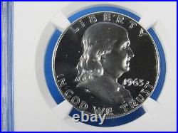 1955 to 1963 P, 9-Coin Set Franklin Half Dollars NGC Pf 68 Beautiful Set TA