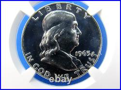 1955 to 1963 P, 9-Coin Set Franklin Half Dollars NGC Pf 68 Beautiful Set TC