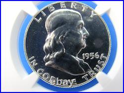 1955 to 1963 P, 9-Coin Set Franklin Half Dollars NGC Pf 68 Beautiful Set TD