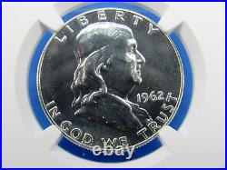 1955 to 1963 P, 9-Coin Set Franklin Half Dollars NGC Pf 68 Beautiful Set TE