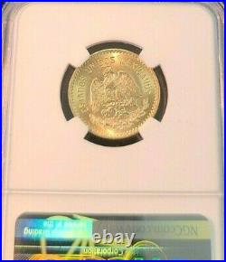 1959 Mexico Gold 10 Pesos G10p Restrike Hidalgo Ngc Ms 65 Stunning Gem Bu Beauty