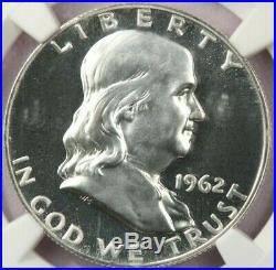 1962 1962-P Franklin Half Dollar NGC PF68 Cameo CAC Beautiful coin