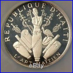 1967 Haiti Silver 25 Gourdes Haitian Art Ngc Pf 66 Ultra Cameo Beautiful Coin