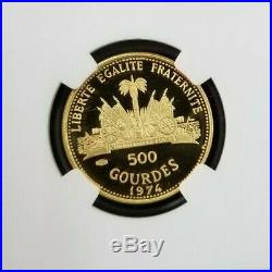 1974 Haiti Gold 500 Gourdes Olympics Ngc Pf 67 Ultra Cameo Beautiful Scarce Coin